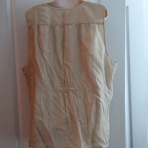 Coldwater Creek beaded blouse vest XL 18 - Picture 5 of 5